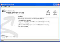 Recovery for Oracle 2.2.0921 screenshot. Click to enlarge!