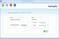 RecoveryFix for OST 11.03 screenshot. Click to enlarge!