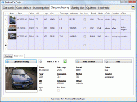 Reduce Car Costs 1.2.3 screenshot. Click to enlarge!