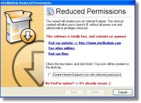 Reduced Permissions 2.0 screenshot. Click to enlarge!