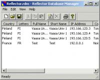 Reflector Database Manager 1.01 screenshot. Click to enlarge!