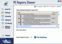 Registry Cleaners 3.0 screenshot. Click to enlarge!