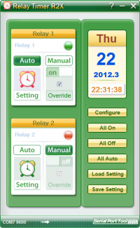 Relay Timer R2X 2.5.1 screenshot. Click to enlarge!