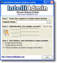 Remote Desktop Enabler 2.0 screenshot. Click to enlarge!