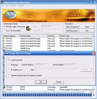 Remote Password Recovery 1.2.3 screenshot. Click to enlarge!