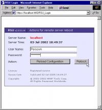 Remote Reboot Utility 4.6.0.3 screenshot. Click to enlarge!