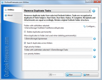 Remove Duplicate Tasks 2.5 screenshot. Click to enlarge!