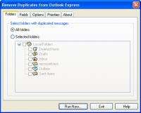 Remove Duplicates from Outlook Express 2.3 screenshot. Click to enlarge!
