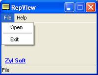 RepView 1.62 screenshot. Click to enlarge!