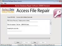 Repair MS Access Database 2.0 screenshot. Click to enlarge!