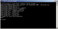 Replace.exe 1.2 screenshot. Click to enlarge!