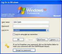 Reset Password Management 4.04 screenshot. Click to enlarge!