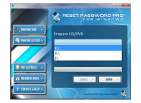Reset Password Pro 1.0.6 screenshot. Click to enlarge!