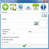 Right Click Manger 1.0.0 screenshot. Click to enlarge!