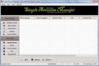 RikySoft Simple Account Manager 1.0 screenshot. Click to enlarge!