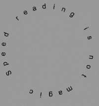 Round text reading 009 screenshot. Click to enlarge!