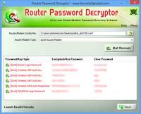Router Password Decryptor 5.0 screenshot. Click to enlarge!