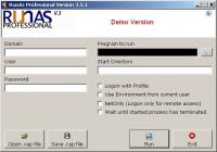 RunAs Professional 3 screenshot. Click to enlarge!