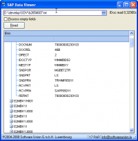 SAP Data Viewer 1.3.4.0 screenshot. Click to enlarge!