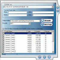 SC Free Audio CD Ripper 2.2.0.5 screenshot. Click to enlarge!