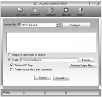 SC Free Audio Converter 7.0.0.0 screenshot. Click to enlarge!