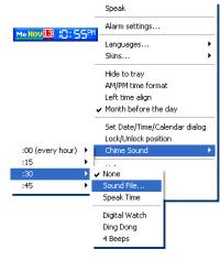 SClock Plus 1.7 screenshot. Click to enlarge!