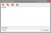SDR Free PNG to ICO Converter 1.0 screenshot. Click to enlarge!