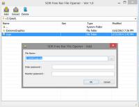 SDR Free RAR File Opener 1.0 screenshot. Click to enlarge!
