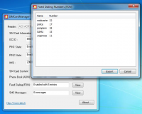 SIMCardManager 1.1.0.1 screenshot. Click to enlarge!