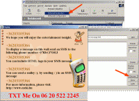 SMS Wall 5.2 screenshot. Click to enlarge!