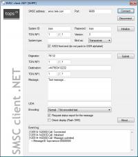 SMSC client .NET for SMPP, UCP, CIMD2 and SEMA 4.0.63 screenshot. Click to enlarge!
