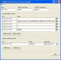 SNMPGetSet 1.0 screenshot. Click to enlarge!