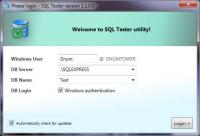 SQL Tester 1.1.14.0 screenshot. Click to enlarge!
