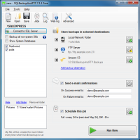 SQLBackupAndFTP 10.2.12.20406 screenshot. Click to enlarge!