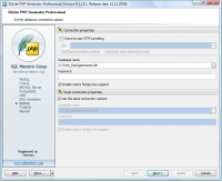 SQLite PHP Generator 12.8.0.8 screenshot. Click to enlarge!