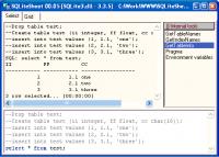 SQLiteSheet 00.05 screenshot. Click to enlarge!