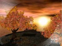 SS Autumn Sunset - Animated Desktop ScreenSaver 3.1 screenshot. Click to enlarge!