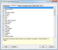 SSIS GoogleAnalyticsSource 1.6 Beta screenshot. Click to enlarge!