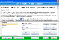 SSuite Office - Spell Checker 2.2 screenshot. Click to enlarge!