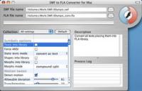 SWF to FLA Converter for Mac 1.1 screenshot. Click to enlarge!