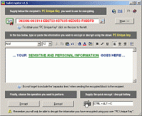 SafeCryptor 1.5 screenshot. Click to enlarge!