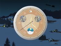 Santa Clock screensaver 2.8 screenshot. Click to enlarge!