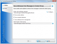 Save Addresses from Messages to Contact Group 2.5 screenshot. Click to enlarge!