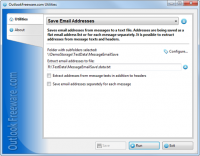 Save Email Addresses 2.5 screenshot. Click to enlarge!