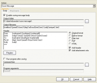 Save Message 2.56 screenshot. Click to enlarge!