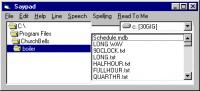 SayPad 1.0 screenshot. Click to enlarge!