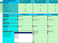 Schedule Crew Assignments for 100 People 3.21 screenshot. Click to enlarge!