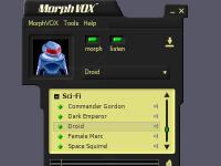 Sci-Fi Voices - MorphVOX Add-on 1.1.6 screenshot. Click to enlarge!