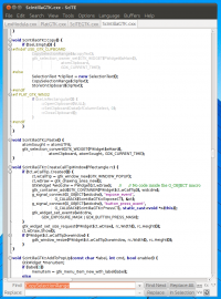 Scite 3.7.5 screenshot. Click to enlarge!