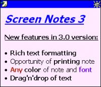 Screen Notes 3.0 screenshot. Click to enlarge!